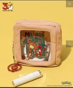 ポケモン　スリーコインズ リザードン　ミニポーチ　スリコ　30周年