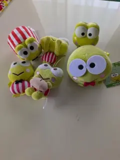 けろけろけろっぴ ぬいぐるみ マスコット 6点セットのサムネイル