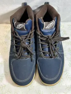 箱なし　VANS ハイカットスニーカー ネイビー　25.5