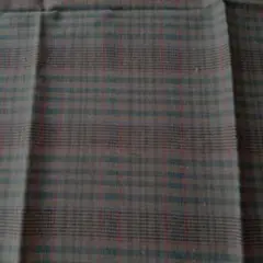 チェック柄綿生地 約53cm x 30cm