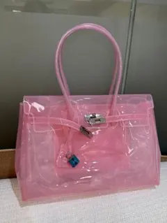 ゼリーバッグ jellybag ゼリーバーキン jelly birkin ピンク - メルカリ