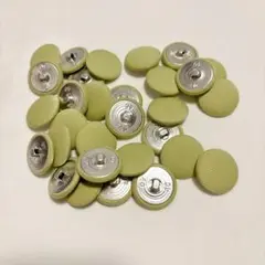 ファブリッククロスカバーボタン ラウンド 金属シャンク 縫製ボタン