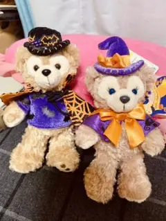 ダッフィ　シェリーメイ★ハロウィン　ぬいぐるみバッチ　バラ売り不可