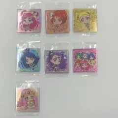 No1～3、5～8プリキュアオールスターズシールウエハース2のシール7枚