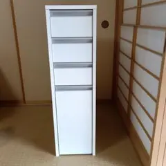 隙間収納家具②　引き出し大小計4個 25.2㎝×55㎝×90.4㎝のサムネイル