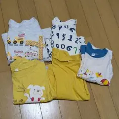 キッズ95サイズ 長袖カットソーセット 5点