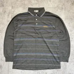 KENGROVE HOMME 長袖ポロシャツ ボーダー アメカジ カジュアル L