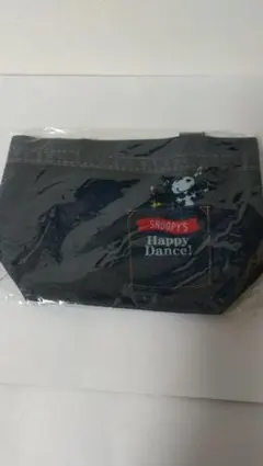 スヌーピー デニム風ランチトート (紺)