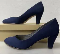 ルタロン　スエード調Vカットパンプス