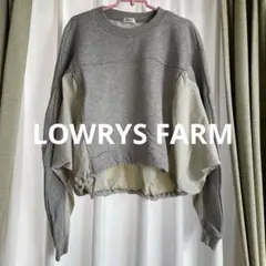 LOWRYS FARM グレー トレーナー・スウェット