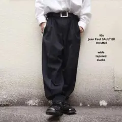 90sジャンポールゴルチエ ゴルチェ サルエルテーパードスラックス 古着のサムネイル