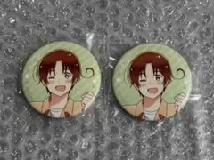 ヘタリア　ラウンドワン　缶バッジ　イタリア