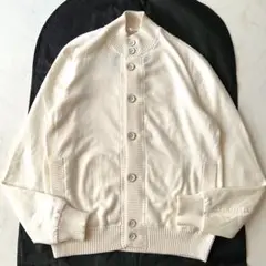 美品 HERNO カシミヤ シルク バルスター ブルゾン ニット48 ジャケット