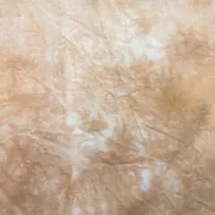 手染め 黄土色のむら染め綿生地 約57cm×52cm