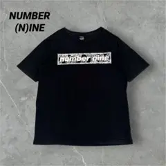 【人気モデル】ナンバーナイン　Tシャツ　KOOKS期復刻　ボックスロゴ　音符　L