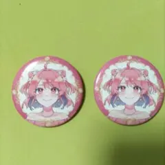 のあさん缶バッジまとめ売り カラフルピーチ からぴち のあ のあさん 2023缶バッジまとめ売り