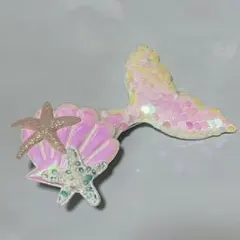 マーメイド　シェル ヘアピン 人魚 貝殻 ヘアクリップ