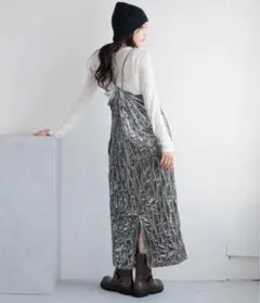 LOWRYSFARM ローリーズファームベロア キャミワンピース 即購入⭕️