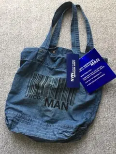 新品未使用 JUNYA WATANABE MAN 大型キャンバストートバッグ COMME des GARCONS JUNYA WATANABE MAN Fiskerikajenロゴ