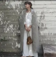 【美品】Etre Tokyo ローゲージニットロングカーデ　カーディガン