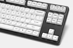 DROP Black on White MT3 キーキャップセット