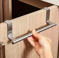 キッチン　シンク扉にかける　タオルハンガー　ステンレス　23cmのサムネイル