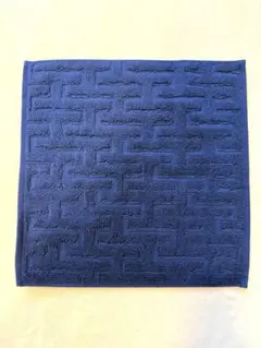 HERMES エルメス　ステアーズ　ネイビー ハンドタオル　ハンカチ