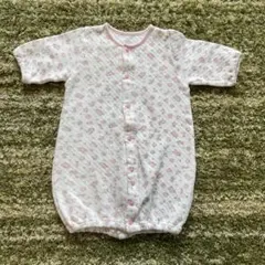 ツーウェイ・ドレスオール　50-60 ピンク総柄