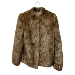 【大特価】KESKA 毛皮コート　ファーコート　リアルファー　11号