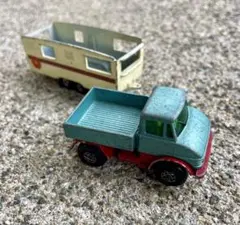 matchbox lesney ウニモグ トレーラー ヴィンテージ キャンパー