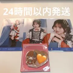 =LOVE 大場花菜 生写真 ミラーステッカー