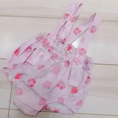 アプレレクール　星のカービィ　ブルマ　サロペット　フルーツ柄