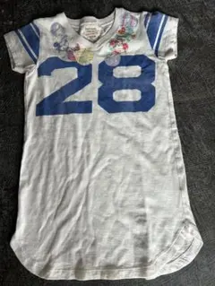 デニムダンガリーミッキーコラボ120センチ