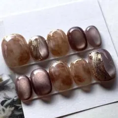 【即購入可】ネイルチップ(05257) ベリーショート 品番No.61