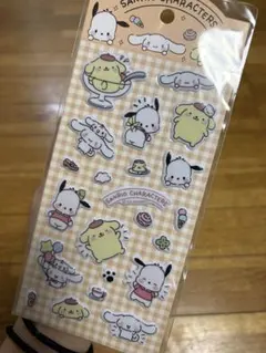 s*e様 ポムポムプリン　ポチャッコ　ぷっくりシール　サンリオ　海外限定　正規品