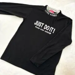 LOVE RABBY カットソー　トップス　ブラック　160 タートル