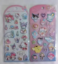 サンリオ　ジュエルマシュマロステッカー ２枚セット