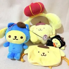 ポムポムプリン　ぬいぐるみ　キーホルダー　ストラップ　カチューシャ　まとめ売り