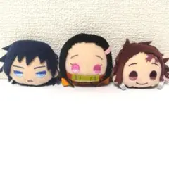 鬼滅の刃 フェイス ぬいぐるみ 3個セット