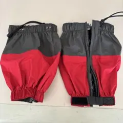 子供用　赤とグレーのスパッツ