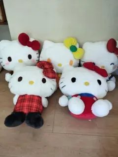☆希少☆ハローキティ＆マイメロディデニムぬいぐるみ非売サンリオ
