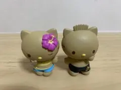 サンリオ　みんなでバカンスフィギュア　ダニエル&キティ