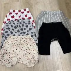 【★まとめ売り★1枚100円★】ベビー服 5枚セット パンツ 60〜70cm