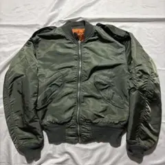 80s alpha L2B ma-1 flight jacket USA製　Mのサムネイル