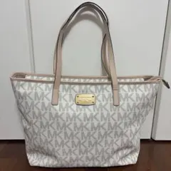 MICHAEL KORS マイケルコース トートバッグ MKロゴ ホワイト