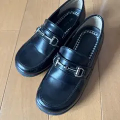 TOPVALU 19.5 ブラックフォーマルシューズ