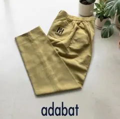 adabat アダバット　ゴルフパンツ イエロー サイズ0 ワイドシルエットのサムネイル