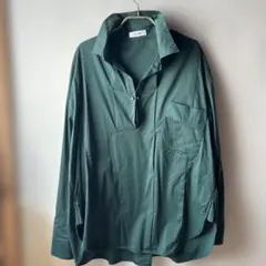 plage プラージュ コットン スキッパー シャツ ブラウス プルオーバー