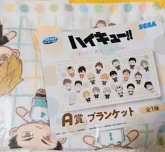 即購入可 ハイキュー セガラッキーくじ A賞ブランケット ②