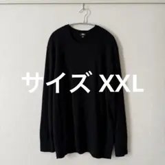 UNIQLO カシミヤクルーネックセーター XXL 黒